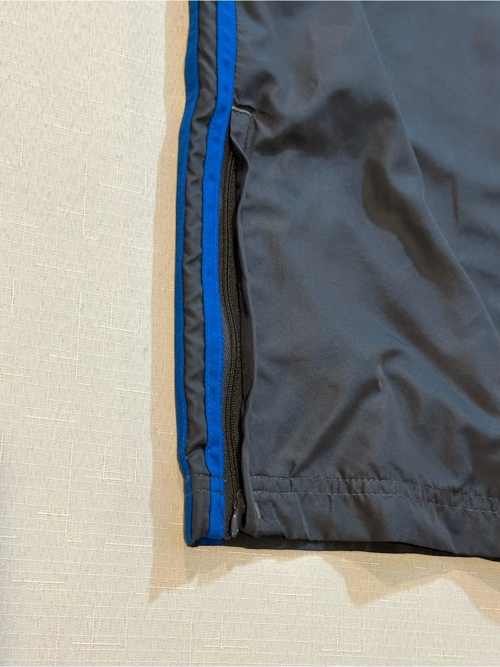 Adidas 3 Stripe Track Pants Gray Blue Men’s M 2010 Y2K